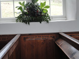 Photo 13  - 2015 St.Helens Church Opening - Lady Hewley's Trust Paid 32 Pounds in 1824 to Purchase - Three Pews for the "newly erected (parish) church at Eston".